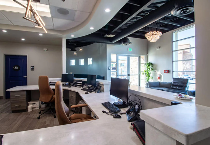 waiting room at Fontana dental office Smile Studio Dentistry